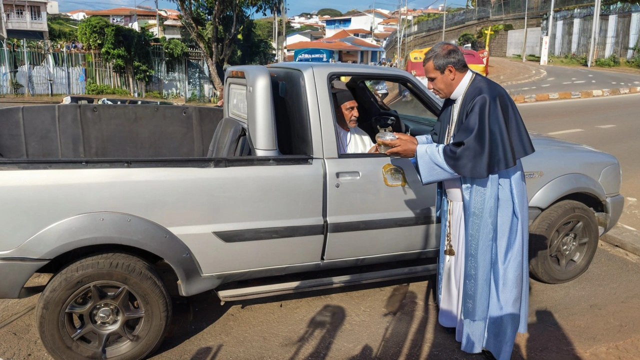 Celebração de São Cristóvão em Londrina Abençoa Motoristas e Promove Solidariedade na Paróquia do Cafezal