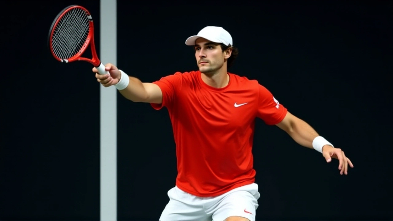 João Fonseca estreia no ATP 250 de Bruxelas e se veste de confeiteiro